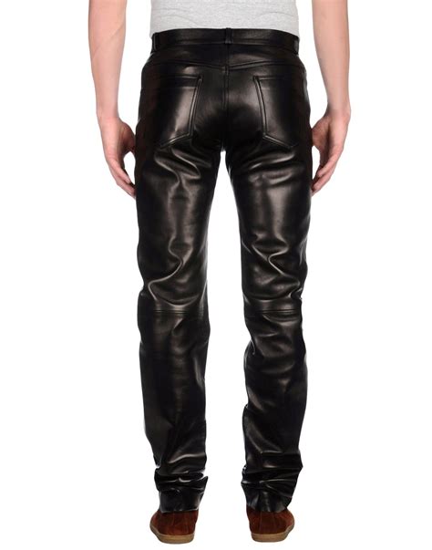 gucci leather pants mens|Gucci leather bottoms for men.